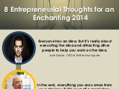 8 Entrepreneurial Thoughts for an  ...