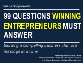 99 questions winning entrepreneurs ...